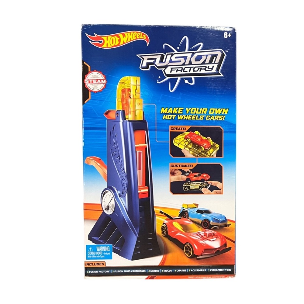 Hot Wheels Fusion Factory Car Maker STEAM Kit DGC96 New